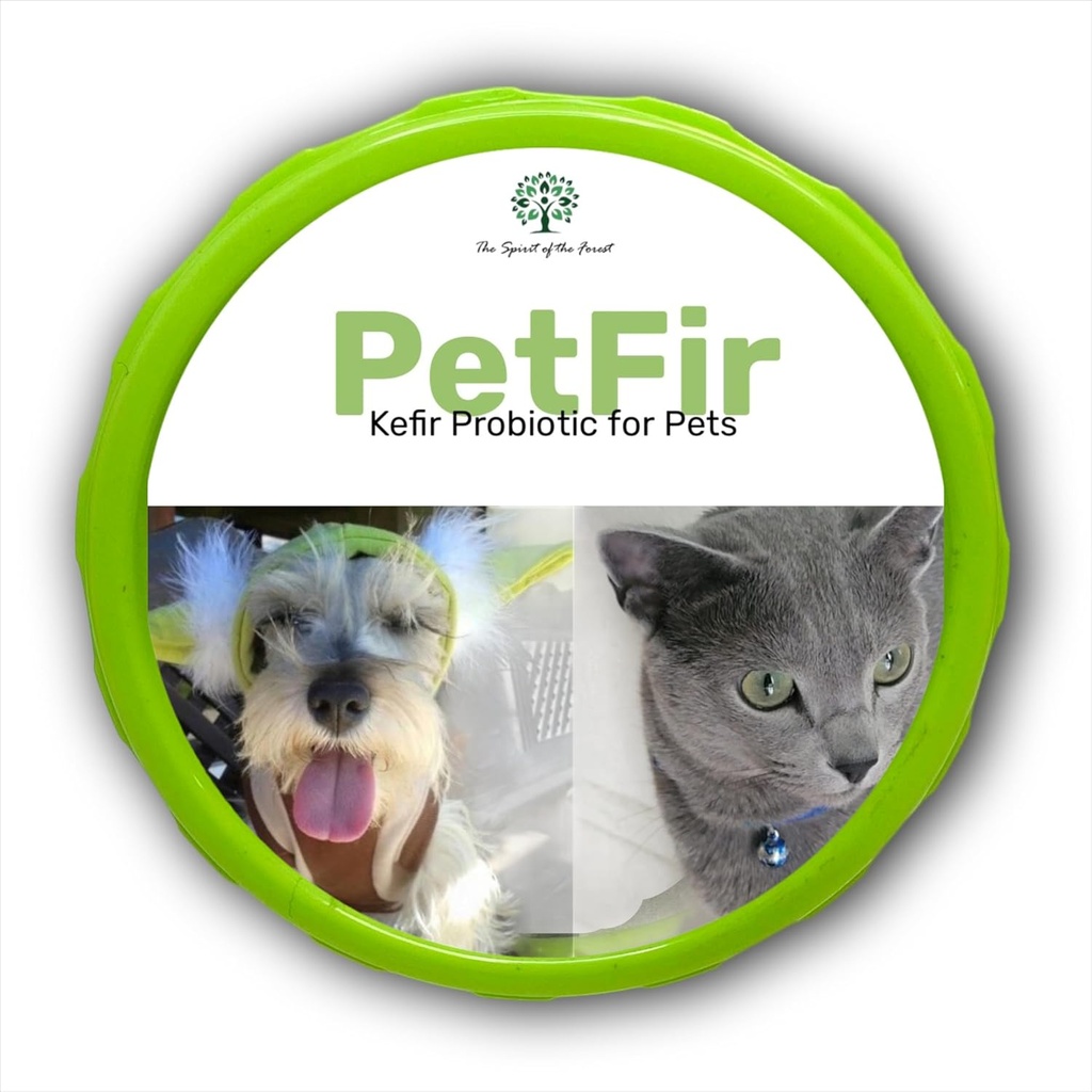 Petfir Pack Kefir per cani e gatti Supplemento Animali probiotici Cane Formula probiotica avanzata per cane (85 gr)