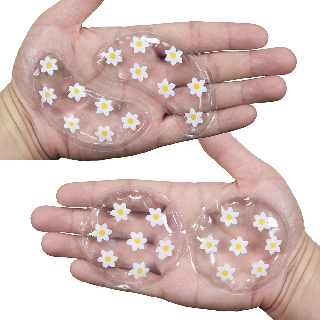 ZNÖCUETÖD Gel Ice Pack Raffreddamento riutilizzabile occhi pad e sotto occhi patch,Eye Hot Cold Treatment Pack per la Redness,Relief e Eye Relax