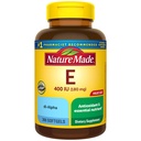 Vitamina E 180 mg (400 IU) dl-Alpha, Integratore alimentare per il supporto antiossidante, 300 Softgels, 300 giorni di alimentazione