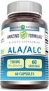 incredibile nutrizione Ala/ALC 750 Mg 60 conte