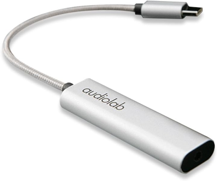 Amplificatore per cuffie portatile Audiolab Audio Powered USB DAC Amp per telefono (Android, porta USB-C)