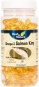 Omega-3 Salmon King Fish Oil 1000mg 100softgels - EPA/DHA ad alta potenza. Omega-3 Acidi grassi