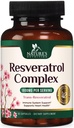 Integratore di resveratrolo 1800mg - Antiossidanti ad alta resistenza per l'invecchiamento sano e supporto immunitario - Salute del cuore e supporto energetico cellulare - Non-OGM, Biodisponibile Trans-Resveratrolo - 60 capsule vegane