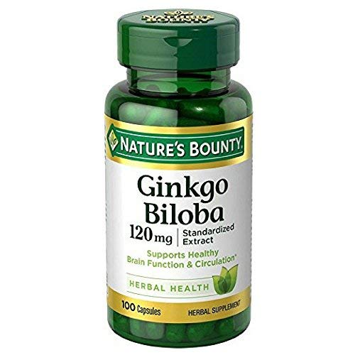 Bounty Ginkgo Biloba 120mg, 100 capsule (Pack of 2)
