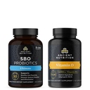 Antica Nutrition SBO Probiotici Capsule, Ultimate, 60 Conte + Vitamina D Capsule, 90 Conte