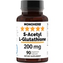 MONOHERB S-Acetyl L-glutathione 200mg - 90 capsule vegetariane