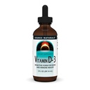 Fonte Naturals Vitamina D-3 Gocce liquide 2000 iu Supporta Bone & Salute Immune* - 2 oz fluido