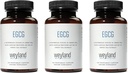 EGCG | Estratto di tè verde | 400 mg - Supplemento antiossidante | Vegan, Gluten Free | 100 capsule vegetariane (Pack of 3)