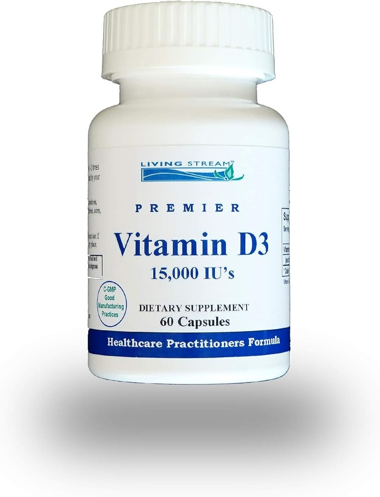 Vitamina D3 15.000 UI, 60 capsule