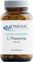 Manutenzione metabolica 100mg L-teanina Supplemento per sostenere la messa a fuoco sana e rilassamento - L-teanina Suntheanine Aminoacido per sostenere la risposta di stress (60 capsule)