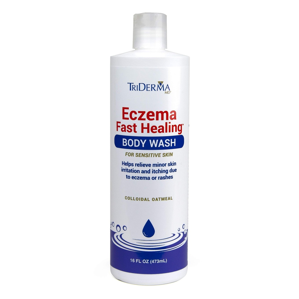 TriDerma Eczema Lavaggio veloce del corpo per pelle sensibile 16 once
