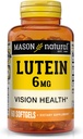 Mason Natural Lutein 6 mg con vitamina E, 2 mesi di alimentazione, Visione sana e funzione degli occhi, supporta la salute degli occhi normali