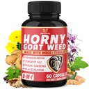 BMVINVOL Arrapato Goat Capsule con Tribulus, Ginseng, Ashwagandha, Maca, Tongkat Ali, Nettle, Pepe Nero - 60 Conte