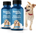 BestLife4Pets Dog UTI supporto renale, trattamento naturale dell'infezione del tratto urinario, supplemento di controllo renale e della vescica, facile da usare pillole 2 Pack