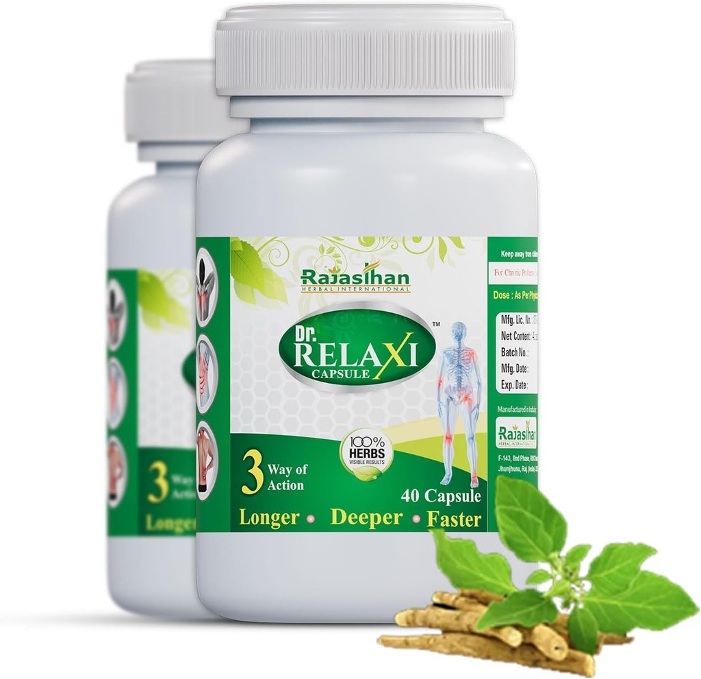 Dr.Relaxi capsule Confezione da 2 per uomini e donne.