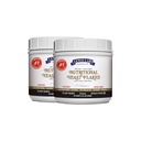 Condimento dei fiocchi di lievito alimentare, Nooch per sostituto della polvere di formaggio vegano, 2 lb, 100% puro non fortificato, non zuccherato - Kosher, senza glutine, non OGM, Proteine a base vegetale, Latticini Free
