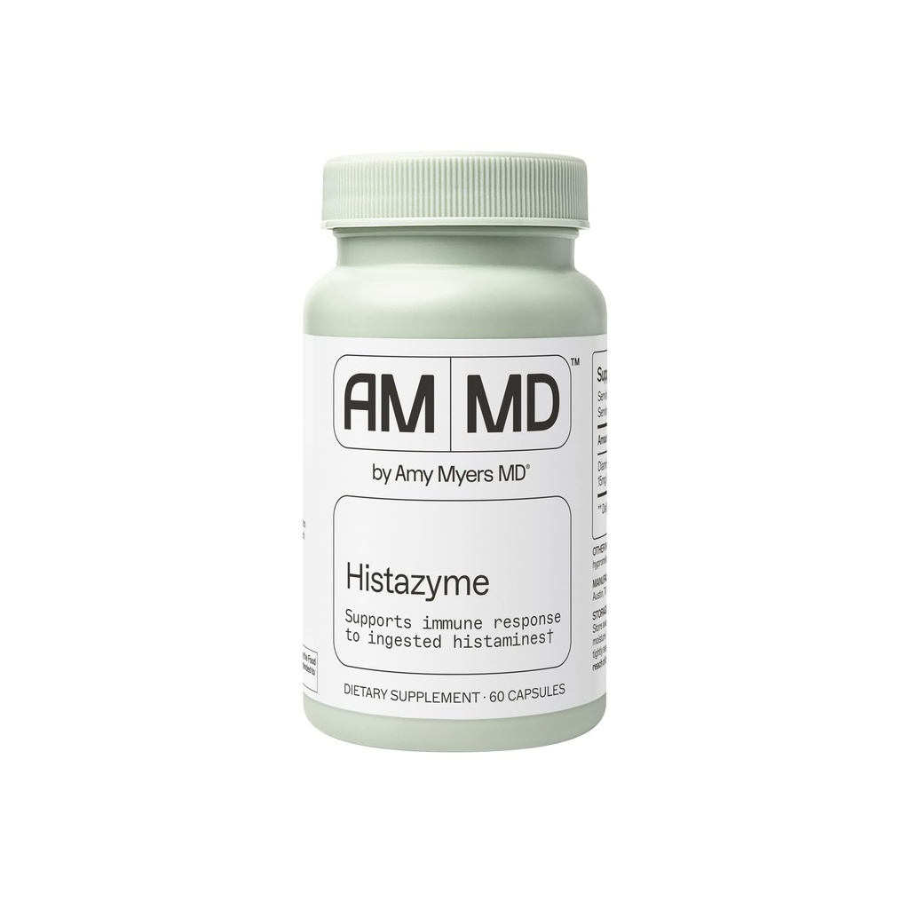 Amy Myers MD Histazyme - Diamine Oxidase Dao Enzyme Supplemento Histamine Blocker per sostenere la digestione sana, cibo ha deriso l'intolleranza istamina (HI) - 60 capsule - bottiglia
