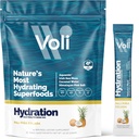 Voli Electrolytes Powder Packets | Non è stato aggiunto Sugar Electrolyte Drink Mix per Hydration | Keto & Fasting Friendly, Superfoods & Minerals | Pina Colada, 15-Count