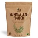 Polvere di Foglia di Moringa 1 lb / 16 oz (454 Gram) | Polvere di Moringa pura al 100% | Miscela facilmente in Bevande & Smoothies | No Preservatives