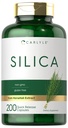 Carlyle Silica Supplement Capsule | 200 Count | da Estratto di coda di cavallo | Non OGM & Gluten Free