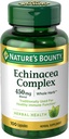 Natura Bounty Echinacea Complex, Integratore di erbe, Supporta la salute immunitaria, 450 mg, 100 capsule