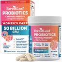 Probiotici per le donne, 50 miliardi di CFU, 26 Strains unici, Probiotici e Prebiotici per le donne sostengono la salute digestiva, w / mirtillo, Hibiscus & D-Mannose per l'equilibrio vaginale PH, urinario, Gut (30 caps)
