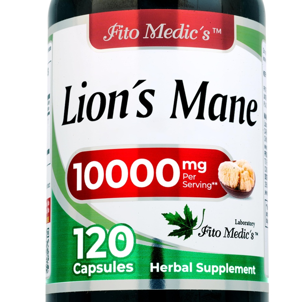 Lab | Lions Mane | 120 capsule | Lions Mane Supplement | Lions Mane Supplement Capsule | Mushroom Supplement | Ultra high absorption.