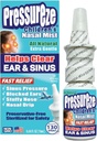 Pressureze All Natural Preservative-Free Sterile Nasal Spray per Bambini - Fast Relief Nasal Spray - per Sinus Allergies & Congestion | 130 Spray, 18 ml