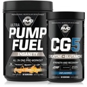 PMD Sports Ultra Pump Fuel Insanity - Pre Workout - Tropical Orange Mango (30 Serve) Sport CG5 Premium Creatina e L-Glutamina Polvere (60 Serve)