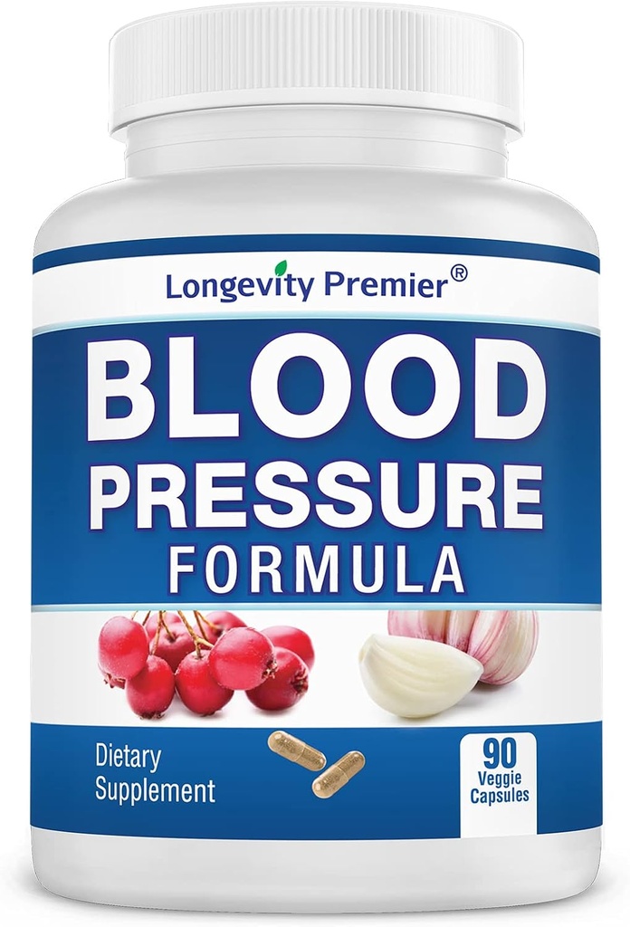 Formula di pressione sanguigna di longevità [90 capsule]