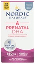 Nordic Naturals Pro Prenatal DHA, Unflavored - 830 mg Omega-3 + 400 IU Vitamina D3-90 Soft Gel - Supporta lo sviluppo del cervello nei bambini durante la gravidanza e lattazione - Non-GMO - 45 Serve