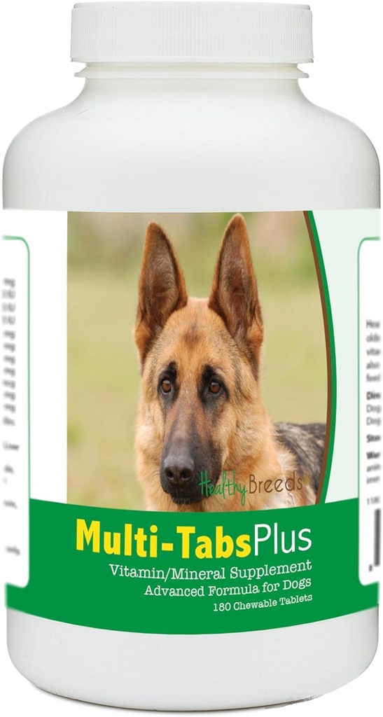Allevamenti sani Pastore tedesco Multi-Tabs Plus Chewable Tablets 180 Conte