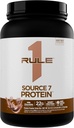 Regola 1 Fonte 7 Proteine – Decendent Flavor, Velvety Smooth Texture, 22g Anytime Protein e 10g Naturally Occurring EAAs Per Serving da 7 Premium Sources (1.8 Pounds*, Milk Chocolate)