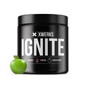 Xwerks Accensione della polvere pre allenamento della mela verde, naturale Keto Pre allenamento per le donne e gli uomini con l'energia esplosiva, la miscela senza glutine per la resistenza e la stamina, la caffeina 150mg, 30 Serve