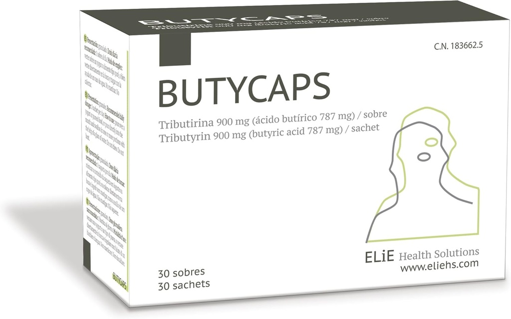 Tributirin 900 mg - Acido Butirico 787 mg per Sachet - 30 Sachet
