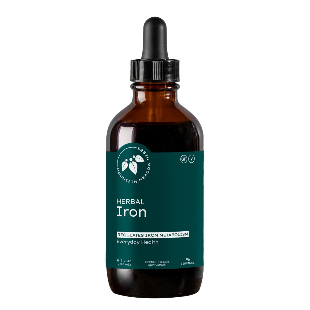 Arbe Herbal Iron - 2 oz - Erbe Gentle per sostenere e regolare il metabolismo e l'assorbimento del ferro