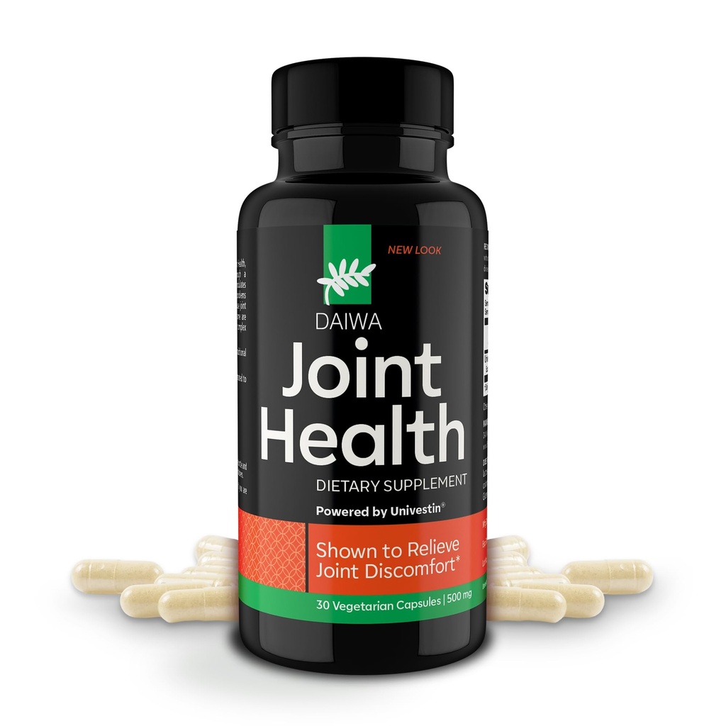 Daiwa Joint Health - Tendon and Ligament Supplements with Chinese Skullcap and Acacia Catechu - Formula tradizionale basata sulle piante per stili di vita attivi - Non OGM, 30 capsule vegetariane