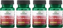 Swanson Nattokinase 2000 Unità Fibrinolitiche 100 Milligrammi 30 Capsule Enzime (4 Confezione)