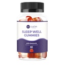 Calmo del benessere Dormire Bene Gummies, Gomma Extra Forza con Melatonina, Integratore di supporto per il sonno naturale, 30 Conte
