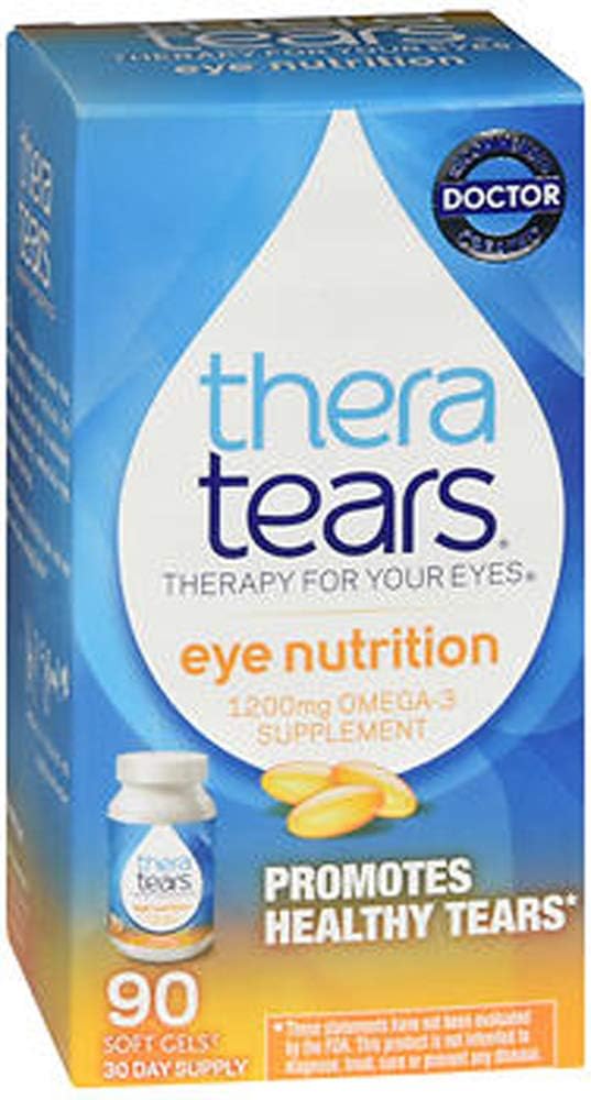 TheraTears Eye Nutrition - 90 Capsule facili da ingoiare, Confezione da 2