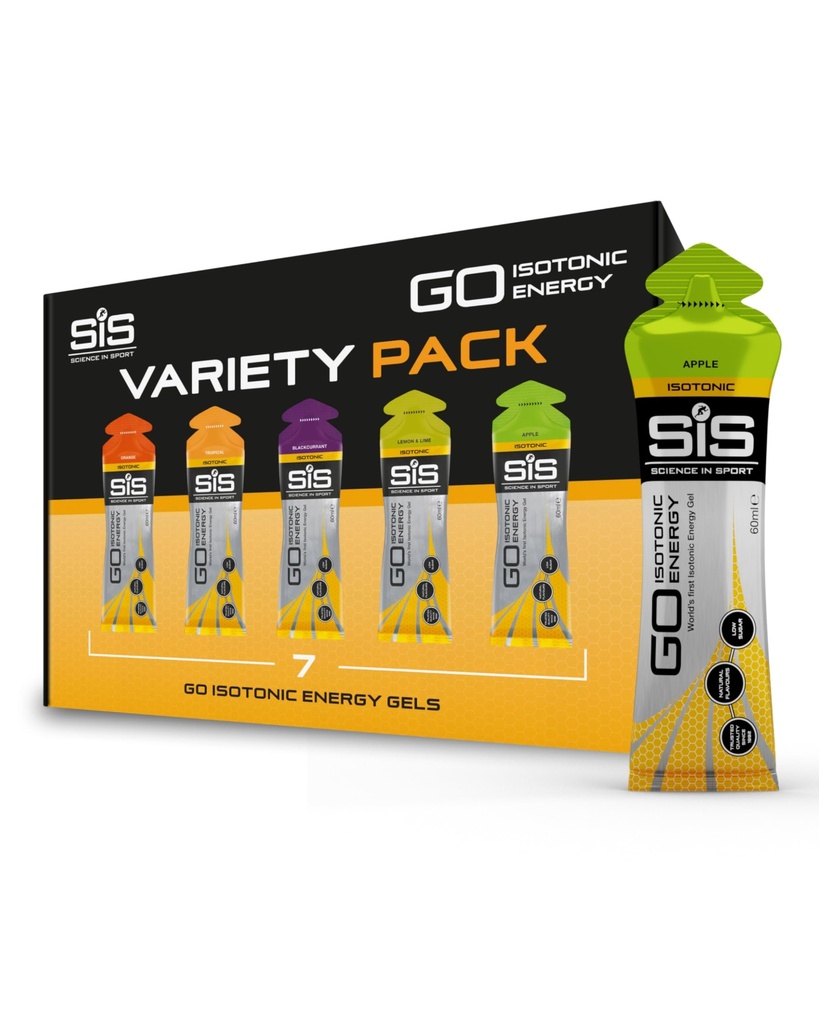 Scienza in Sport 60 ml Energy Gel Variety - Confezione da 7