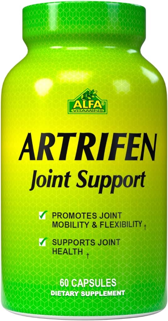 Artrifen 60 capsule - Glucosamina - Condroitina - Estratto di Boswellia - Salute comune - Problemi al ginocchio