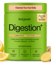 Feel Goods Gut Guardian, Fibra Organica, Polvere Probiotica e Prebiotica, Zucchero Libero, Erbe per Bloat, Gut Health Support, Salute Digestiva per Uomini & Donne, Non OGM, Vegan, Lo zenzero di limone, 30 Serve