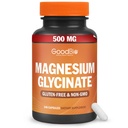 Magnesio Glycinate - Alto assorbimento Magnesio Supplemento 500mg per il consumo di Stress Relief, Sonno, Cuore e Benone Salute, Nerve Support - Non-GMO, Gluten-Free, Gentle on Stomach, 240 Capsule