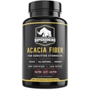 Fast Acting, Organic Acacia Senegal Fiber Capsule 300pk. Pillola naturale di supplemento di fibra solubile.