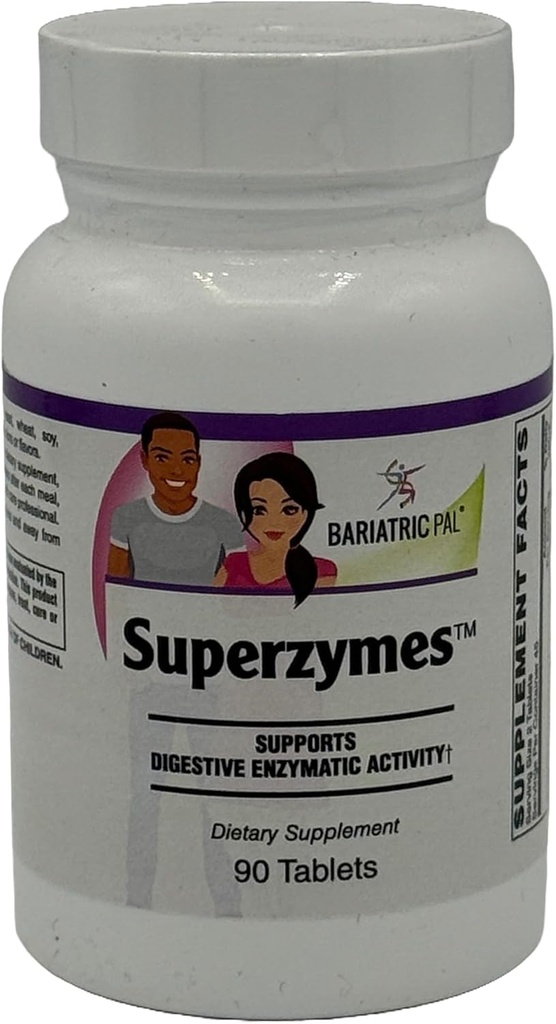Compresse di aiuto digerente BariatricPal Superzymes (90 conte)