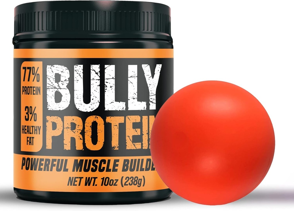 Proteine Bully & Vitamine per Cani con Giocattolo, 238 mg di crescita e supplemento di guadagno di massa, 30 giorni forniscono il muscolo su Max per Pitbull, Bully e Bulldog