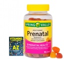 Multivitaminico prenatale per adulti con acido DHA & Folic, aromi naturali di frutta, 90 Gummies+ Guida migliore integratori di vitamine