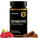 Berberina con Ceylon Cinnamon 1200mg (60 capsule) – 97% Purity- Non OGM, Gluten-Free, Lab-Tested Vegan Berberine Supplement