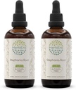 HerbEra Stephania Root B120(2pcs) Alcohol-Free Estratto di erbe Tintura, Concentrated Liquid Drops Natural Stephania Root (Stephania Tetrandra) Dried Root (2x4 fl oz)